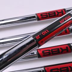 Left Hand Ping G700 Irons / 6-PW+GW+SW / Green Dot / Regular Flex KBS Tour 110 - Image 5