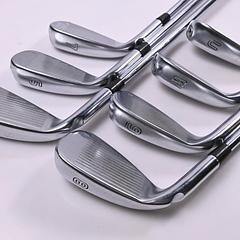 Ping G410 Irons / 5-PW+GW / Green Dot / Regular Flex Ping AWT 2.0 Shafts - Image 4