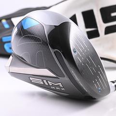 Taylormade SIM Max Driver / 9 Degree / X-Flex HZRDUS Yellow 63 Handcrafted Shaft - Image 1