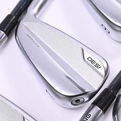 Ping i530 Irons / 6-PW+GW / Green Dot / Stiff Flex UST Mamiya Recoil Dart 75 - Image 1