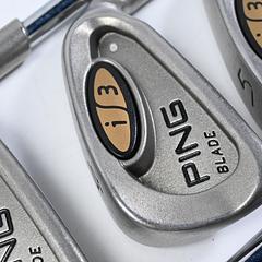 Ping i3 Irons / 3-PW+SW / Silver Dot / Stiff Flex Ping Cushin JZ Shaft - Image 1