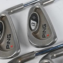 Ping i3+ Irons / 6-PW / Red Dot / Regular Flex Dynamic Gold Shafts - Image 1