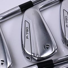 Taylormade P790 2019 Irons / 4-PW+AW / Stiff Flex N.S. Pro 850GH Shafts - Image 1