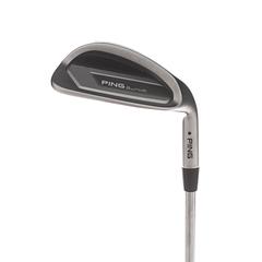 Ping Bunkr Steel Mens Right Hand Lob Wedge Black Dot 58* 10 Bounce S Grind Wedge Flex - Nippon/Steel - Image 1
