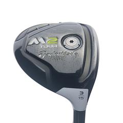 Used TaylorMade M2 Tour 2017 3 Fairway Wood / 15 Degrees / Stiff Flex - Image 1