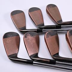 Callaway Apex Ai200 Brushed Copper Irons / 5-PW+GW / Stiff Flex Dynamic Gold Mid - Image 3