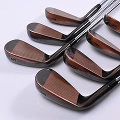 Callaway Apex Ai200 Brushed Copper Irons / 5-PW+GW / Stiff Flex Dynamic Gold Mid - Image 4
