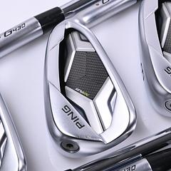 Ping G430 Irons / 6-PW+45+50 / Brown Dot / Regular Flex Ping AWT 2.0 Shafts - Image 1