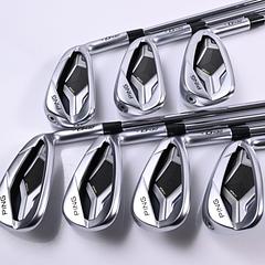 Ping G430 Irons / 6-PW+45+50 / Brown Dot / Regular Flex Ping AWT 2.0 Shafts - Image 2