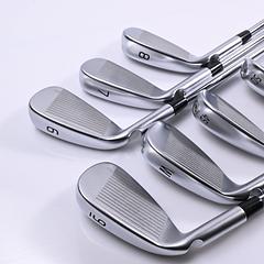 Ping G430 Irons / 6-PW+45+50 / Brown Dot / Regular Flex Ping AWT 2.0 Shafts - Image 4