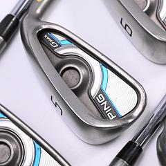Ping GMax Irons / 4-PW+SW / Yellow Dot / Regular Flex Ping CFS Distance Shafts - Image 1
