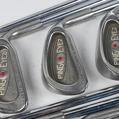 Ping Eye 2 Irons / 3-PW / Red Dot / Stiff Flex Ping JZ Shafts - Image 1
