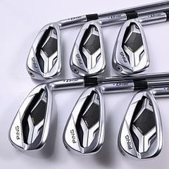 Ping G430 Irons / 5-PW / Blue Dot / Regular Flex Ping AWT 2.0 Shafts - Image 2