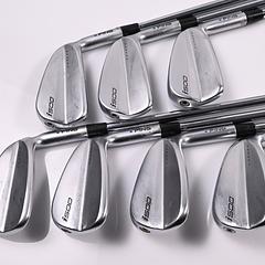 Ping i500 Irons / 5-PW+UW / Blue Dot / Regular Flex Ping AWT 2.0 Shafts - Image 2