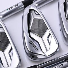 Ping G430 Irons / 4-PW / Green Dot / Stiff Flex Elevate MPH 95 Shafts - Image 1