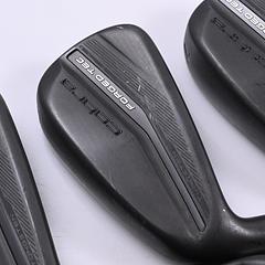 Left Hand Cobra King Forged Tec 2023 Black Irons / 5-PW / Stiff Flex KBS $-Taper - Image 1