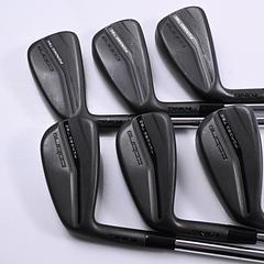 Left Hand Cobra King Forged Tec 2023 Black Irons / 5-PW / Stiff Flex KBS $-Taper - Image 2