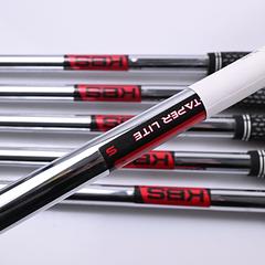 Left Hand Cobra King Forged Tec 2023 Black Irons / 5-PW / Stiff Flex KBS $-Taper - Image 5