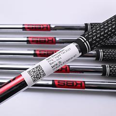 Left Hand Cobra King Forged Tec 2023 Black Irons / 5-PW / Stiff Flex KBS $-Taper - Image 6