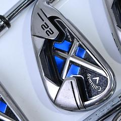 Callaway X-22 Irons / 4-PW+SW / Uniflex Callaway X Shafts - Image 1