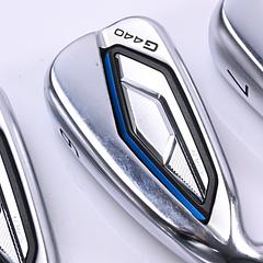 Left Hand Ping G440 Irons / 5-PW+UW+52+56 / Green Dot / Stiff Flex N.S.PRO 105 - Image 2