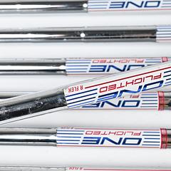 Cobra King F8 One Length Irons / 5-PW+GW / Regular Flex One Flighted Shafts - Image 5
