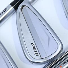 Ping i230 Irons / 4-PW / Orange Dot / Stiff Flex Dynamic Gold 120 S300 Shafts - Image 1