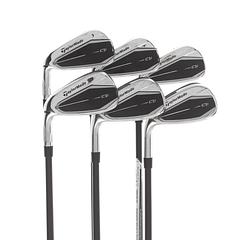 TaylorMade Qi Graphite Mens Left Hand Irons 5-SW Regular - Fujikura Ventus TR 6-R - Image 1