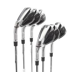 TaylorMade Qi Steel Mens Left Hand Irons 5-SW Regular - Fujikura Ventus TR 6-R - Image 2