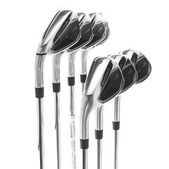 TaylorMade Qi Steel Mens Left Hand Irons 5-SW Regular - Fujikura Ventus TR 6-R - Image 2
