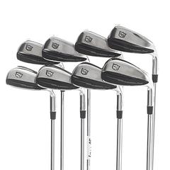 Wilson Launch Pad 2022 Steel Mens Right Hand Irons 5-GW+SW Ultralite - KBS Max Ultralite - Image 1