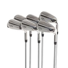 Callaway Paradym Ai Smoke Steel Mens Right Hand Irons 8-AW+GW+SA Stiff - Elevate MPH 95 - Image 1