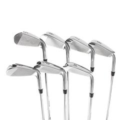 Titleist T350 Steel Mens Left Hand Irons 5-GW Regular - AMT Red R300 - Image 6