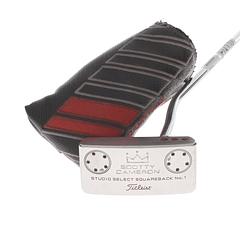 Scotty Cameron Studio Select Squareback #1 Mens Right Hand Putter 34" Mallet - Super Stroke Tour 3.0 - Image 1
