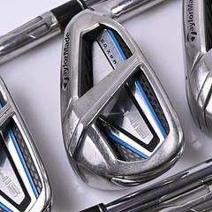 Taylormade SIM Max OS Irons / 5-PW+AW / Regular Flex N.S.PRO 850GH Shafts - Image 1