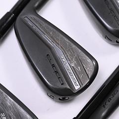 Cobra King Forged Tec 2023 Black Irons / 5-PW+GW / Stiff Flex KBS $-Taper Lite - Image 1