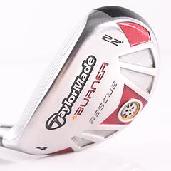 Left Hand Taylormade Burner 2007 #4 Hybrid / 22 Degree / Regular Flex REAX 65 - Image 1