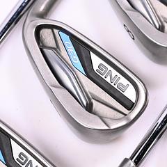 Ping G30 Irons / 6-PW+GW+SW+LW / Blue Dot / Regular Flex Ping CFS Shafts - Image 1