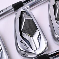 Ping G430 Irons / 5-PW+45°+54° / Green Dot / Regular Flex Ping AWT 2.0 Shafts - Image 1