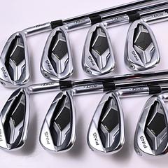 Ping G430 Irons / 5-PW+45°+54° / Green Dot / Regular Flex Ping AWT 2.0 Shafts - Image 2