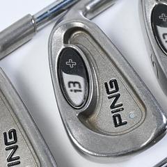 Ping i3+ Irons / 3-PW+SW / White Dot / Stiff Flex Steel Shaft - Image 1
