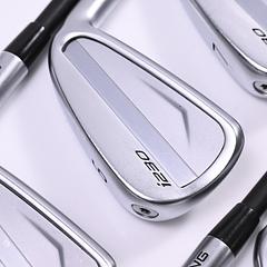 Ping i230 Irons / 5-PW / Blue Dot / Regular Flex Ping Alta CB Black AWT Shafts - Image 1