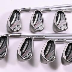 Ping Karsten 2014 Irons / 5-PW+SW / Blue Dot / Senior Flex Ping KS 401 Shafts - Image 2