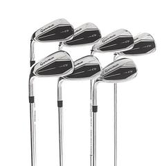 TaylorMade Qi Steel Mens Left Hand Irons 5-SW  Regular - KBS Max 85 - Image 1