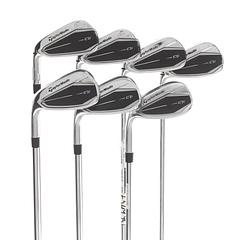 TaylorMade Qi Steel Mens Left Hand Irons 5-SW  Regular - KBS Max - Image 1