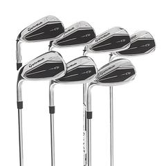 TaylorMade Qi Steel Mens Left Hand Irons 5-SW  Regular - KBS Max MT 85 - Image 1