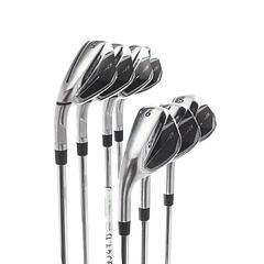TaylorMade Qi Steel Mens Left Hand Irons 5-SW  Regular - KBS Max MT 85 - Image 2