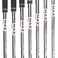 TaylorMade Qi Steel Mens Left Hand Irons 5-SW  Regular - KBS Max MT 85 - Image 6