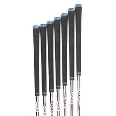 TaylorMade Qi Steel Mens Left Hand Irons 5-SW  Regular - KBS Max MT 85 - Image 7