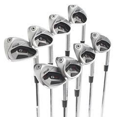 Ping G410 Steel Mens Right Hand Irons 4-SW Blue Dot 1* Upright Regular - Ping AWT 2.0 - Image 2